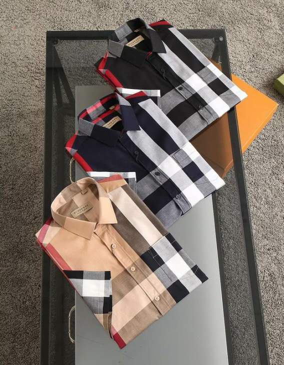 Picture of Burberry Shirts Short _SKUBurberryM-3XL8qx2227979